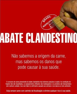 abate clandestino cartaz
