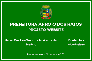 Imagem da Placa de Inauguração do site