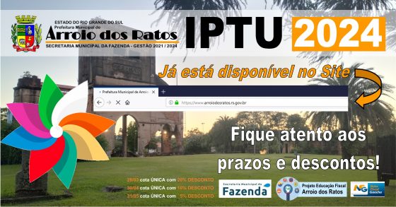 IPTU 2024 já está disponível no site
